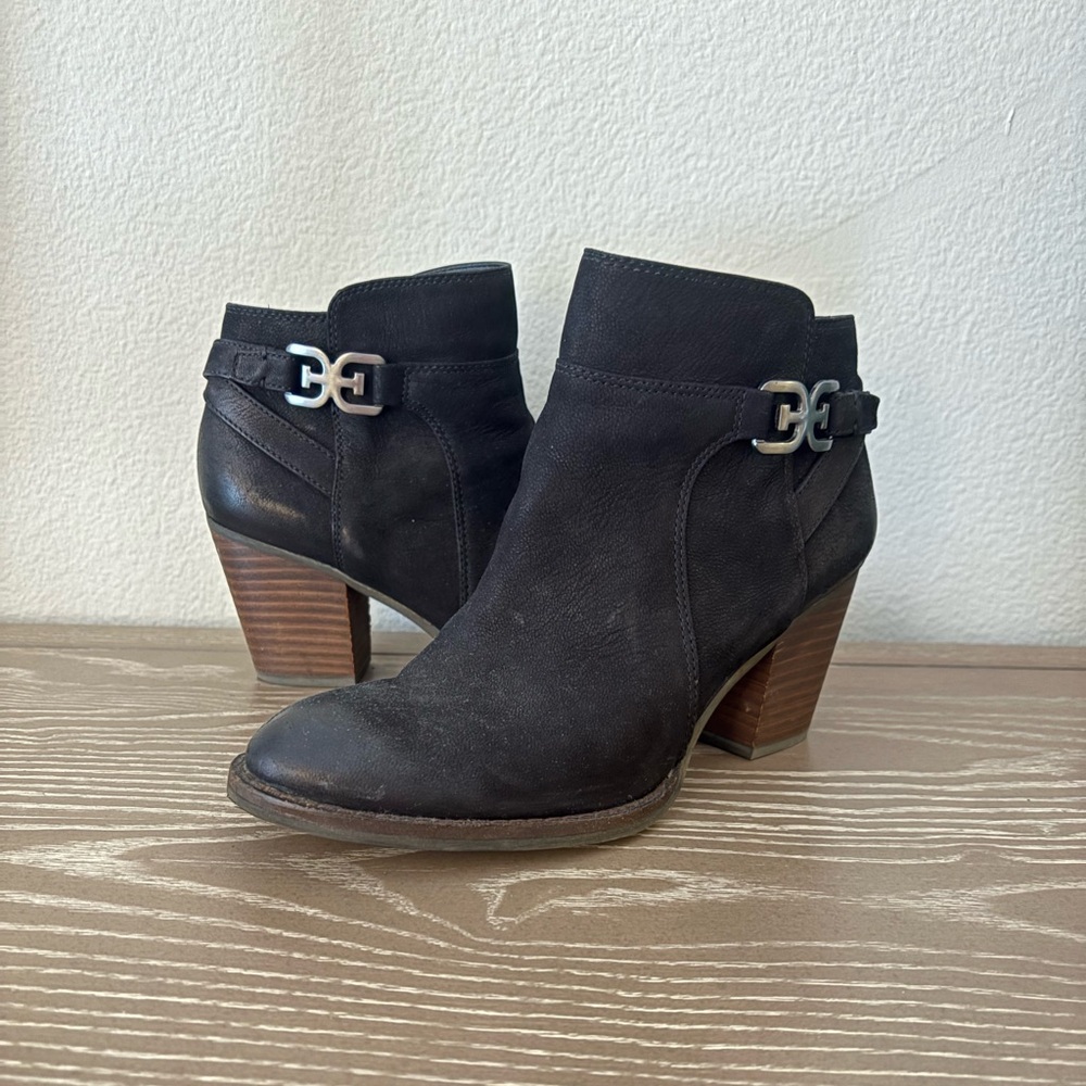 Sam Edelman Morgan Ankle Bootie in Black Size 7.5M